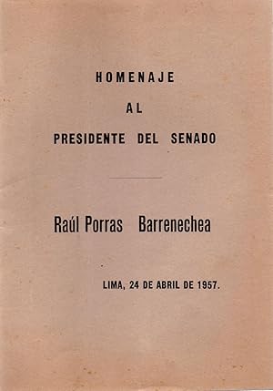 Imagen del vendedor de Homenaje al Presidente del Senado a la venta por JP Livres