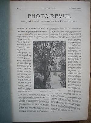 PHOTO-REVUE 1910-1911 - journal des Amateurs et des Photographes