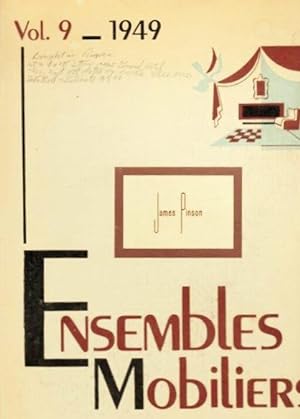Seller image for Ensembles Mobiliers; VOL. 9 for sale by Shamrock Books