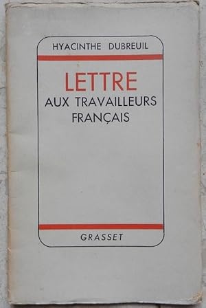 Seller image for Lettre aux travailleurs franais. for sale by Librairie les mains dans les poches