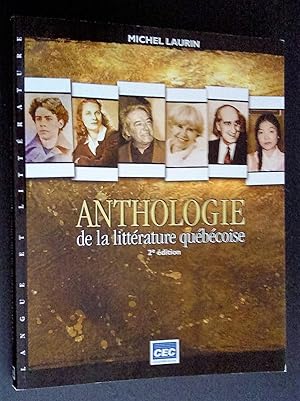 Seller image for Anthologie de la littrature qubcoise, 2e dition for sale by Livresse