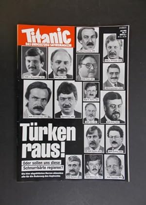 Bild des Verkufers fr Titanic das endgltige Satiremagazin - Heft 7/1993 - Trken raus! zum Verkauf von Antiquariat Strter