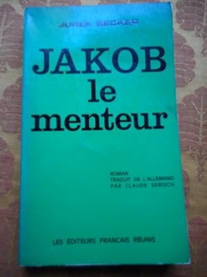 Imagen del vendedor de Jakob le menteur - Traduit de l'allemand par Claude Sebisch a la venta por Frederic Delbos