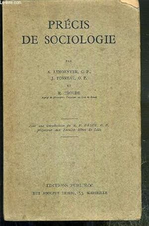 Seller image for PRECIS DE SOCIOLOGIE for sale by Le-Livre