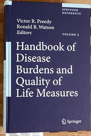 Bild des Verkufers fr Handbook of Disease Burdens and Quality of Life Measures Volume 5. zum Verkauf von Baues Verlag Rainer Baues 