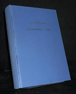 Image du vendeur pour Volkssprache und Wrterbuch von Nassau von Joseph Kehrein. mis en vente par Antiquariat Kretzer
