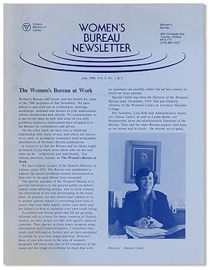 Women's Bureau Newsletter, Vol. 5, nos. 1 & 2, July, 1980