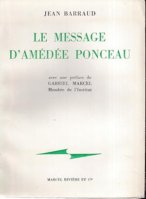 Le message d'Amédée Ponceau