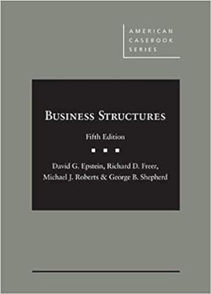 Image du vendeur pour Business Structures (American Casebook Series) mis en vente par BarristerBooks