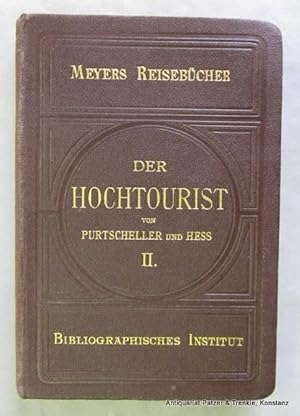 Imagen del vendedor de Der Hochtourist in den Ostalpen. 2. Band: Kaisergebirge, Salzburger und Berchtesgadener Kalkalpen, Obersterreichische und Steirische Alpen, Zillertaler Alpen, Hohe und Niedere Tauern. 3. Auflage. Leipzig, Bibliographisches Institut, 1903. Kl.-8vo. Mit 16 (statt 17) Karten. VIII, 314 S. Or.-Lwd.; Rcken leicht verblasst u. Kanten etw. berieben. a la venta por Jrgen Patzer