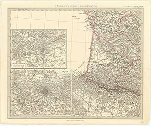 Image du vendeur pour South-west France. Sdwestliches Frankreich. mis en vente par Robert Frew Ltd. ABA ILAB