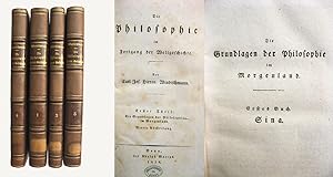 Seller image for Die Philosophie im Fortgang der Menschheit (4 Bnde). for sale by Antiquariat H. Carlsen