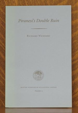 Seller image for PIRANESI'S DOUBLE RUIN for sale by Andre Strong Bookseller