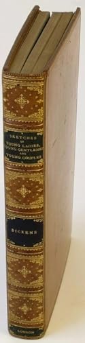 Bild des Verkufers fr Sketches of Young Ladies. By "Quiz" with six Illustrations by "Phiz". + Sketches of Young Gentlemen. Dedicated to the Young Ladies. With six Illustrations by "Phiz". Fifth edition. + Sketches of Young Couples. With six Illustrations by "Phiz". zum Verkauf von Rnnells Antikvariat AB