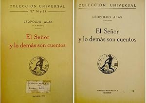 Imagen del vendedor de El Seor y lo dems son cuentos. a la venta por Hesperia Libros