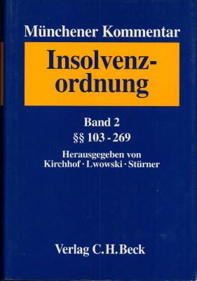 Seller image for Mnchener Kommentar zur Insolvenzordnung. Band 2.  103 - 269. for sale by Antiquariat Jenischek