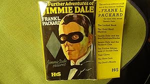 Seller image for Further adventures of Jimmie Dale, The Jimmie Dale Returns, BRITISH EDITION, with mans handsome face with black eye mask in Black TUX white shirt On Dustjacket A precursor to Zorro, The Shadow and Batman. for sale by Bluff Park Rare Books