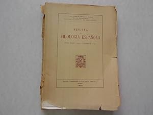 Immagine del venditore per Revista de Filologia Espanola Tomo XXXIV 1950 Cuadernos 1 - 4. venduto da Antiquariat Bookfarm