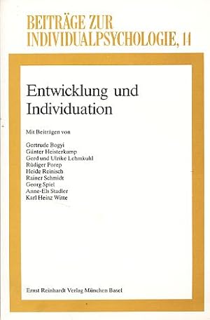 Bild des Verkufers fr Beitrge zur Individualpsychologie 14. Entwicklung und Individuation. X. Delmenhorster Fortbildungstage fr Individualpsychologie. Im Auftrag der Deutschen Gesellschaft fr Individualpsychologie e.V. zum Verkauf von Fundus-Online GbR Borkert Schwarz Zerfa