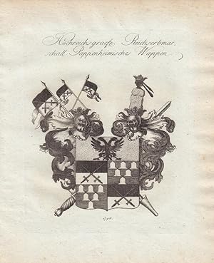 PAPPENHEIM: Hochreichsgräfl. Reichserbmarschall Pappenheimisches Wappen (1794). Kupferstiche bei ...