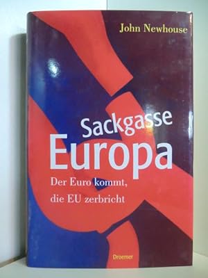 Imagen del vendedor de Sackgasse Europa. Der Euro kommt, die EU zerbricht a la venta por Antiquariat Weber