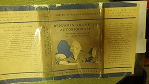 Seller image for AUTOBIOGRAPHY OF BENJAMIN FRANKLIN, Benjamin Franklin's Autobiography and Selections from His Other Writings, MODERN LIBRARY #39 for sale by Bluff Park Rare Books