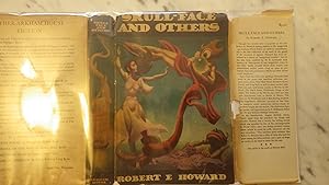 Image du vendeur pour Skull-Face and Others, SKULLFACE, With the dust jacket, illustrated by Hannes Bok, Contains: "Foreword" by August Derleth, "Robert Ervin Howard: A Memoriam" by H.P. Lovecraft, mis en vente par Bluff Park Rare Books