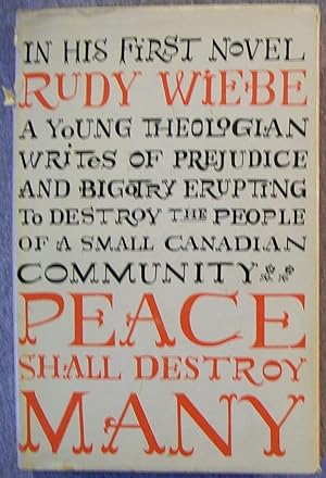 Seller image for Peace Shall Destroy Many for sale by Book Nook