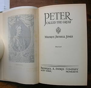 Immagine del venditore per Peter Called the Great. venduto da Monkey House Books