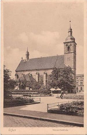 Neuwerkskirche. Ansichtskarte in Lichtdruck. Abgestempelt Plau 30.05.1910.