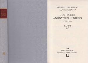 Seller image for Deutsches Anonymen-Lexikon. . 3. Nachdruckauflage der Ausgabe von 1884. 7 Bnde. for sale by Antiquariat Heinz Tessin