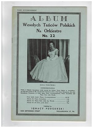 Seller image for ALBUM WESOLYCH TANCOW POLSKIECH NA ORKIESTRE NO. 22 (1st and 2nd cornet in B flat) for sale by Jim Hodgson Books