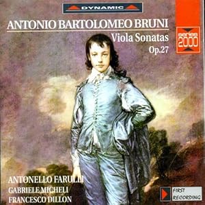 Immagine del venditore per Viola Sonatas Op. 27. Antonello Farulli - viola Gabriele Micheli - harpsichord Francesco Dillon - cello venduto da FIRENZELIBRI SRL