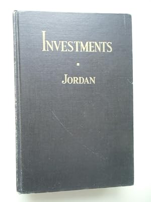 Jordan on Investments 1942
