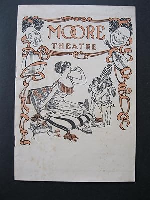 Seller image for THE MOORE THEATRE PROGRAM 1912 for sale by The Book Scot