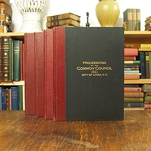 PROCEEDINGS OF THE COMMON COUNCIL, CITY OF UTICA, 4 VOLS.