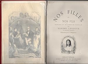 Nos filles et nos fils. Scènes et études de famille. Illustrations P.Philippotcaux