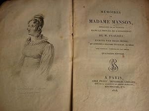 Mémoires de Madame de Manson explicatifs de sa conduite dans le procès de l'assassinat de M. Fual...