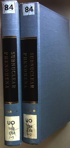 Bild des Verkufers fr Subnuclear Phenomena (2 vols.cpl./ 2 Bnde KOMPLETT) zum Verkauf von books4less (Versandantiquariat Petra Gros GmbH & Co. KG)