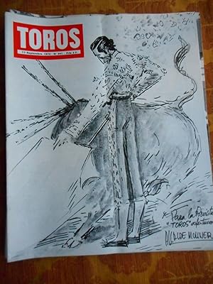 Bild des Verkufers fr Toros - Biou y toros - Numero 941 du 17 septembre 1972 zum Verkauf von Frederic Delbos