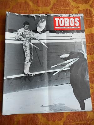 Bild des Verkufers fr Toros - Biou y toros - Numero 942 du 24 septembre 1972 zum Verkauf von Frederic Delbos