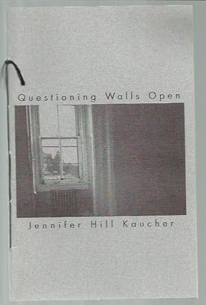 Imagen del vendedor de Questioning Walls Open a la venta por Bookfeathers, LLC