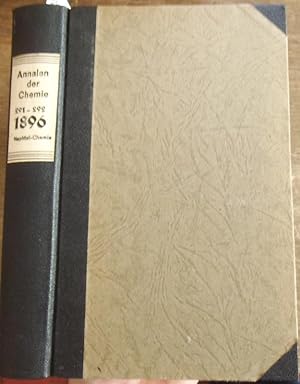 Seller image for Justus Liebig's Annalen der Chemie 1896. Band 291 -292. Zwei Teile mit jeweils 3 Heften in einem Band. for sale by Antiquariat Carl Wegner