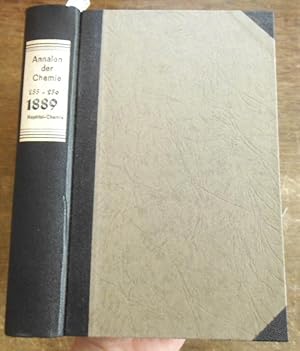 Bild des Verkufers fr Justus Liebig's Annalen der Chemie 1889. Band 255 -256. Zwei Teile mit jeweils 3 Heften in einem Band. zum Verkauf von Antiquariat Carl Wegner