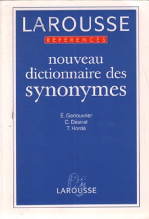 Larousse references Nouveau Dictionnaire Des Synonymes