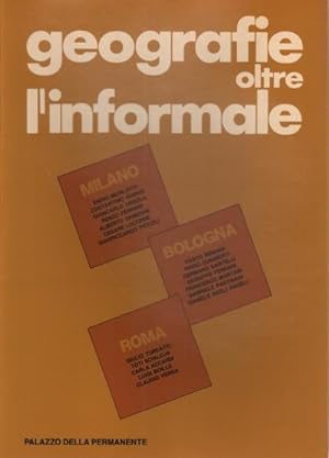 Seller image for Geografie oltre l'informale for sale by Di Mano in Mano Soc. Coop