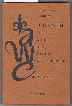 Seller image for French for Aural and Written Comprehension, Teacher's Edition for sale by Laura Books