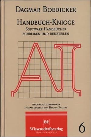Bild des Verkufers fr Handbuch-Knigge Software-Handbcher schreiben und beurteilen zum Verkauf von Martin Preu / Akademische Buchhandlung Woetzel