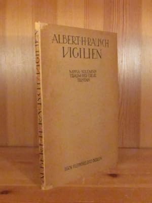 Bild des Verkufers fr Vigilien. Missa solemnis. Traum der Treue. Tristan. zum Verkauf von Das Konversations-Lexikon