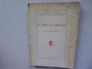 Bild des Verkufers fr El bable de Cabranes. Revista de filologa espaola. Anejo, 31. zum Verkauf von Antiquariat Bookfarm